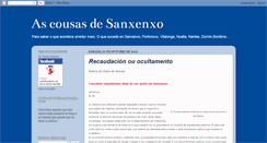 Desktop Screenshot of cousasdesanxenxo.blogspot.com