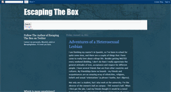 Desktop Screenshot of exapingthebox.blogspot.com