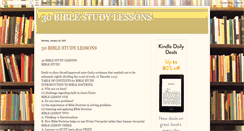 Desktop Screenshot of biblestudy30lessons.blogspot.com