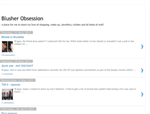 Tablet Screenshot of blusherobsession.blogspot.com