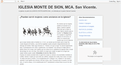 Desktop Screenshot of iglesiamontedesionmcasanvicente.blogspot.com