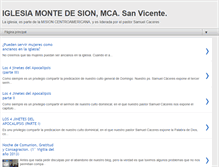 Tablet Screenshot of iglesiamontedesionmcasanvicente.blogspot.com