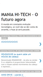 Mobile Screenshot of mania-hitech.blogspot.com