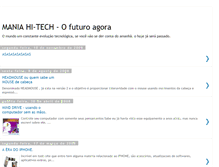Tablet Screenshot of mania-hitech.blogspot.com