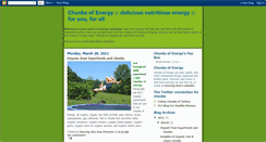 Desktop Screenshot of chunksofenergycomment.blogspot.com