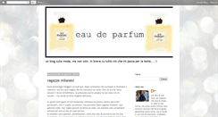 Desktop Screenshot of eaudeparfumblog.blogspot.com