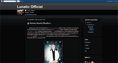 Desktop Screenshot of lunaticofficial.blogspot.com