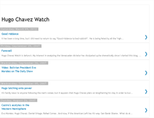 Tablet Screenshot of hugochavezwatch.blogspot.com