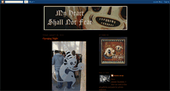 Desktop Screenshot of myheartshallnotfearblog.blogspot.com