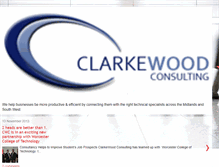 Tablet Screenshot of clarkewoodconsulting.blogspot.com