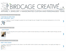 Tablet Screenshot of birdcagecreative.blogspot.com