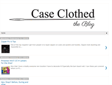 Tablet Screenshot of caseclothed.blogspot.com