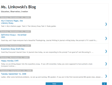 Tablet Screenshot of mslinkowski.blogspot.com