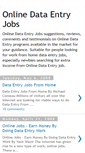 Mobile Screenshot of onlinedataentryjobs-reviews.blogspot.com