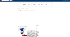 Desktop Screenshot of bestdripcoffeemaker.blogspot.com