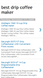 Mobile Screenshot of bestdripcoffeemaker.blogspot.com