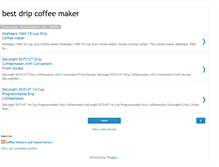 Tablet Screenshot of bestdripcoffeemaker.blogspot.com