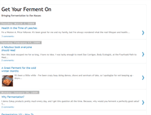 Tablet Screenshot of getyourfermenton.blogspot.com