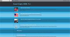 Desktop Screenshot of coolcarswithyj.blogspot.com