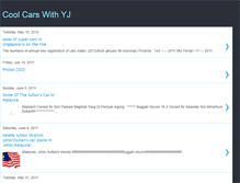 Tablet Screenshot of coolcarswithyj.blogspot.com