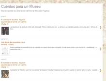 Tablet Screenshot of cuentosparaunmuseo.blogspot.com