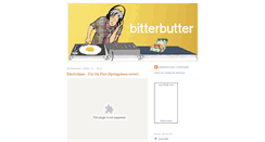 Desktop Screenshot of bitterbutter.blogspot.com
