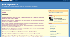 Desktop Screenshot of best-regards-bala.blogspot.com