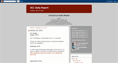 Desktop Screenshot of dccdailyreport.blogspot.com