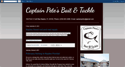 Desktop Screenshot of captainpetes.blogspot.com