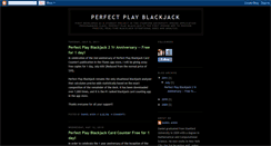 Desktop Screenshot of perfectplayblackjack.blogspot.com