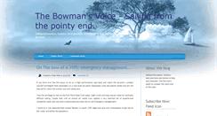 Desktop Screenshot of bowmansvoice.blogspot.com