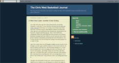 Desktop Screenshot of chriswesthoops.blogspot.com
