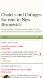 Mobile Screenshot of cottages-in-newbrunswick.blogspot.com