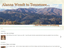 Tablet Screenshot of alanna-wendt-to-tennessee.blogspot.com