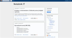 Desktop Screenshot of notatnikit.blogspot.com