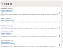 Tablet Screenshot of notatnikit.blogspot.com