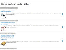Tablet Screenshot of handyhuellen.blogspot.com