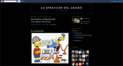 Desktop Screenshot of laatracciondelabismo.blogspot.com