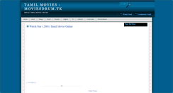 Desktop Screenshot of moviesdrumtamil.blogspot.com