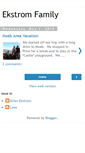 Mobile Screenshot of ekstromfam.blogspot.com