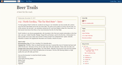 Desktop Screenshot of beertrails.blogspot.com