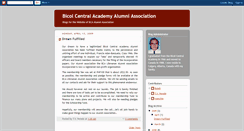 Desktop Screenshot of bicolcentralacademyalumni.blogspot.com