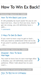 Mobile Screenshot of how-to-win-ex-back-blog.blogspot.com
