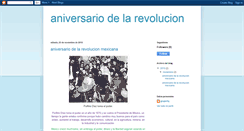Desktop Screenshot of aniversariodelarevolucion.blogspot.com