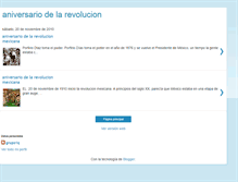 Tablet Screenshot of aniversariodelarevolucion.blogspot.com