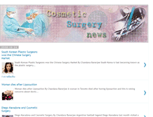 Tablet Screenshot of cosmeticsurgery-news.blogspot.com