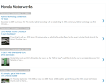 Tablet Screenshot of hondamotorwerks.blogspot.com