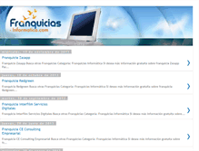 Tablet Screenshot of franquiciasinformatica.blogspot.com