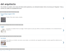 Tablet Screenshot of delarquitecto.blogspot.com