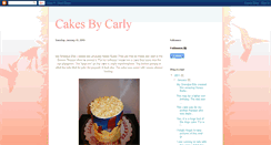 Desktop Screenshot of cakesbycarlythueson.blogspot.com